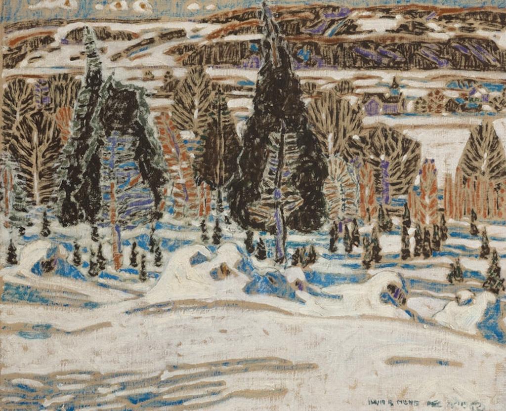 David Browne Milne (1882-1953) - Young Cedars (1919)