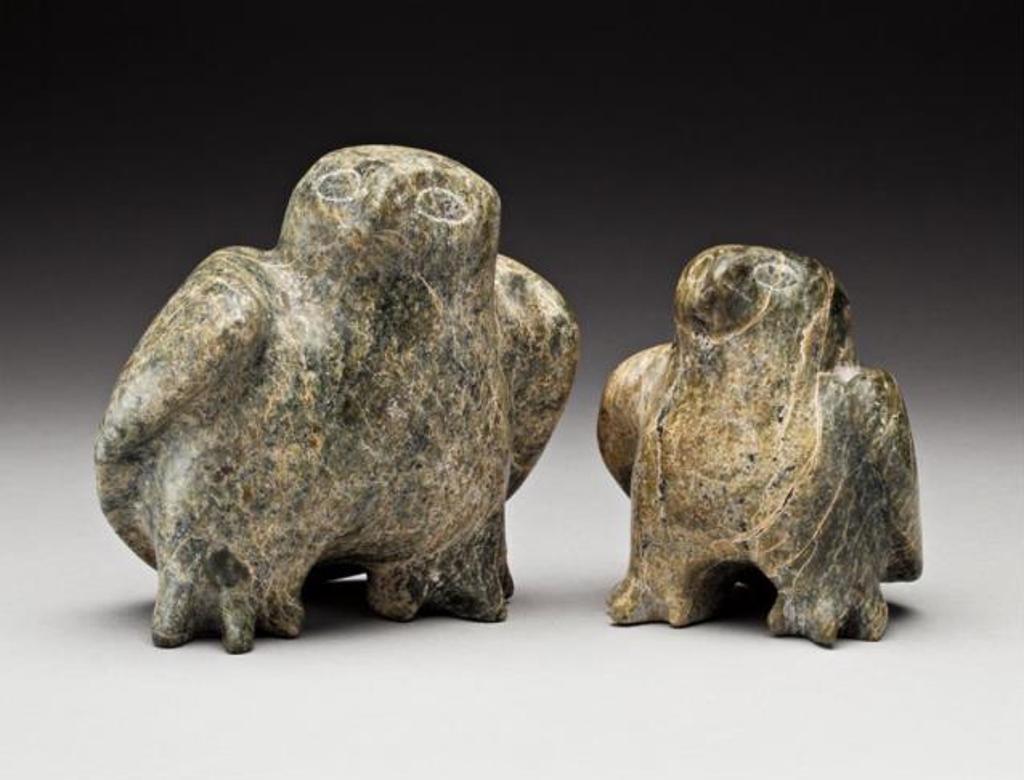 Johnnyboo Ulluakulluk (1923) - Mother Owl and Young