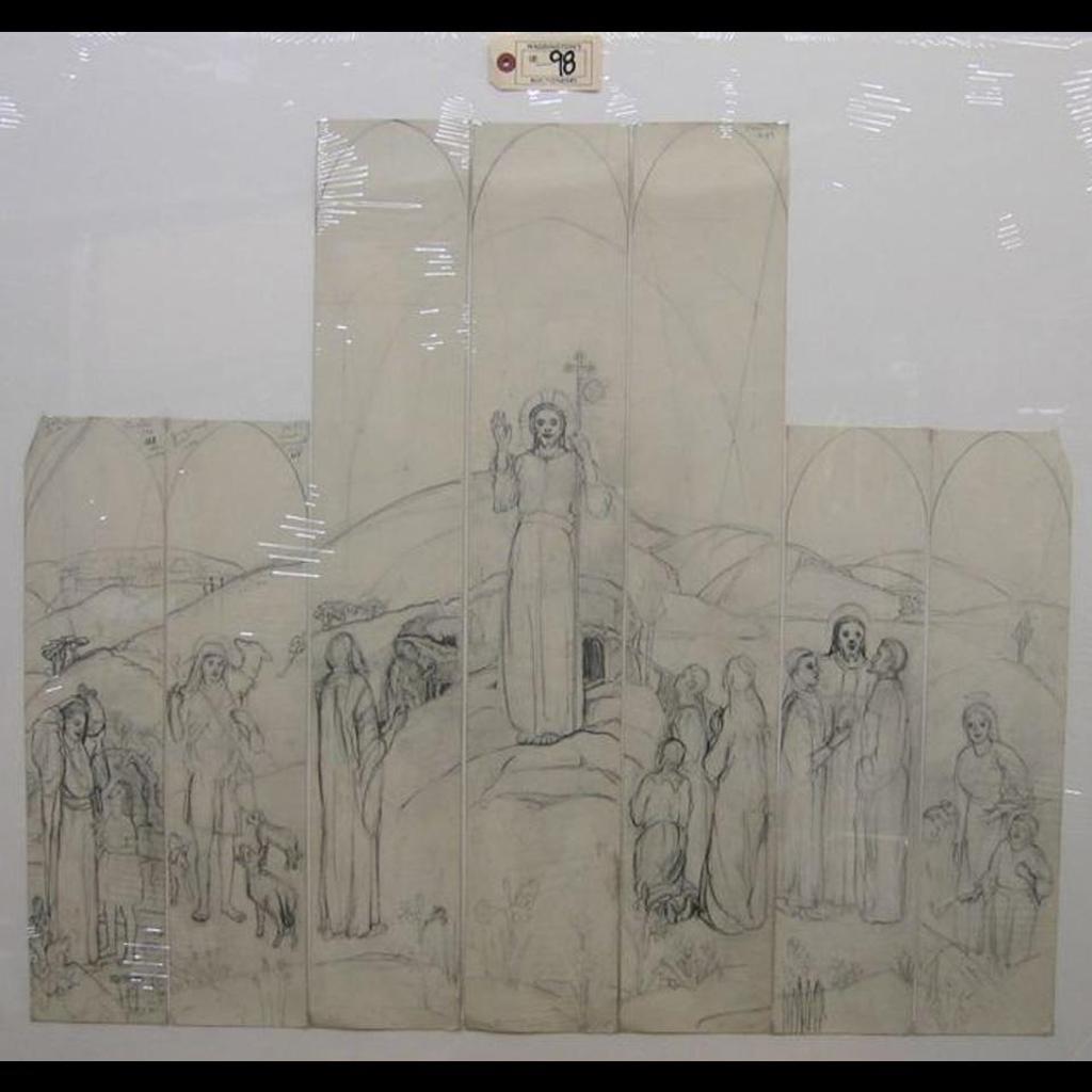 Edith Grace (Lawson) Coombs (1890-1986) - Stain Glass Window Design