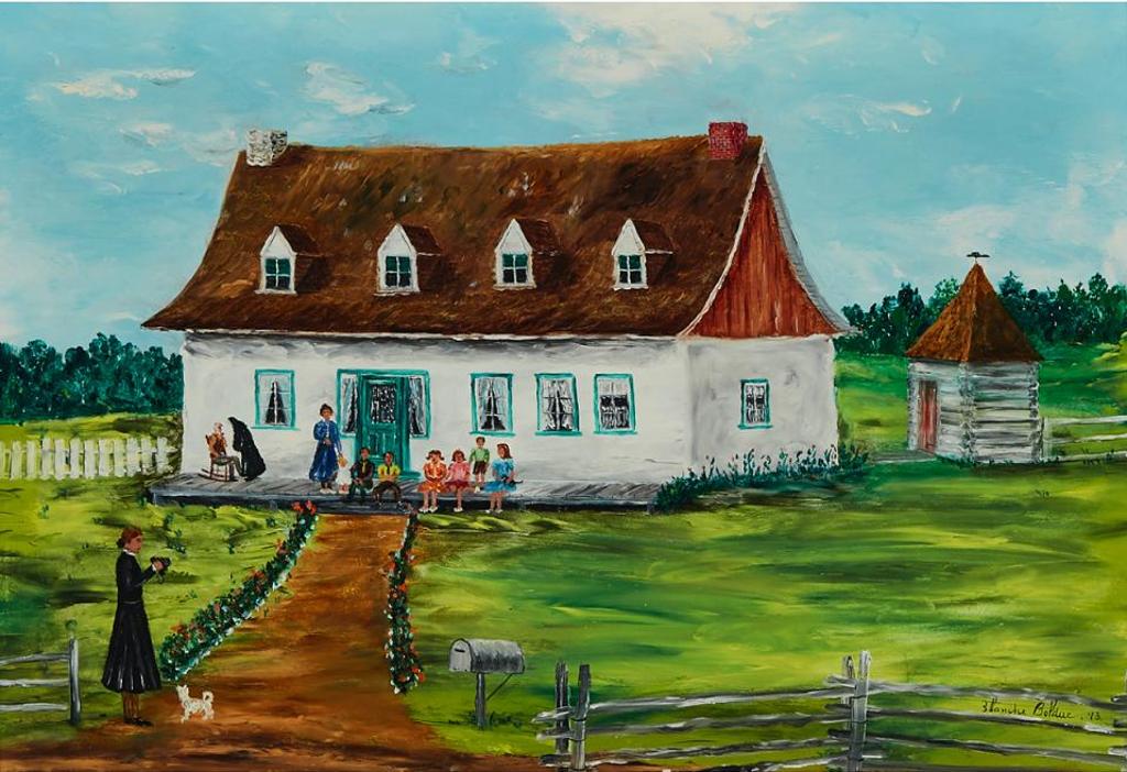 Blanche Bolduc (1907-1998) - Scène Rurale Du Québec