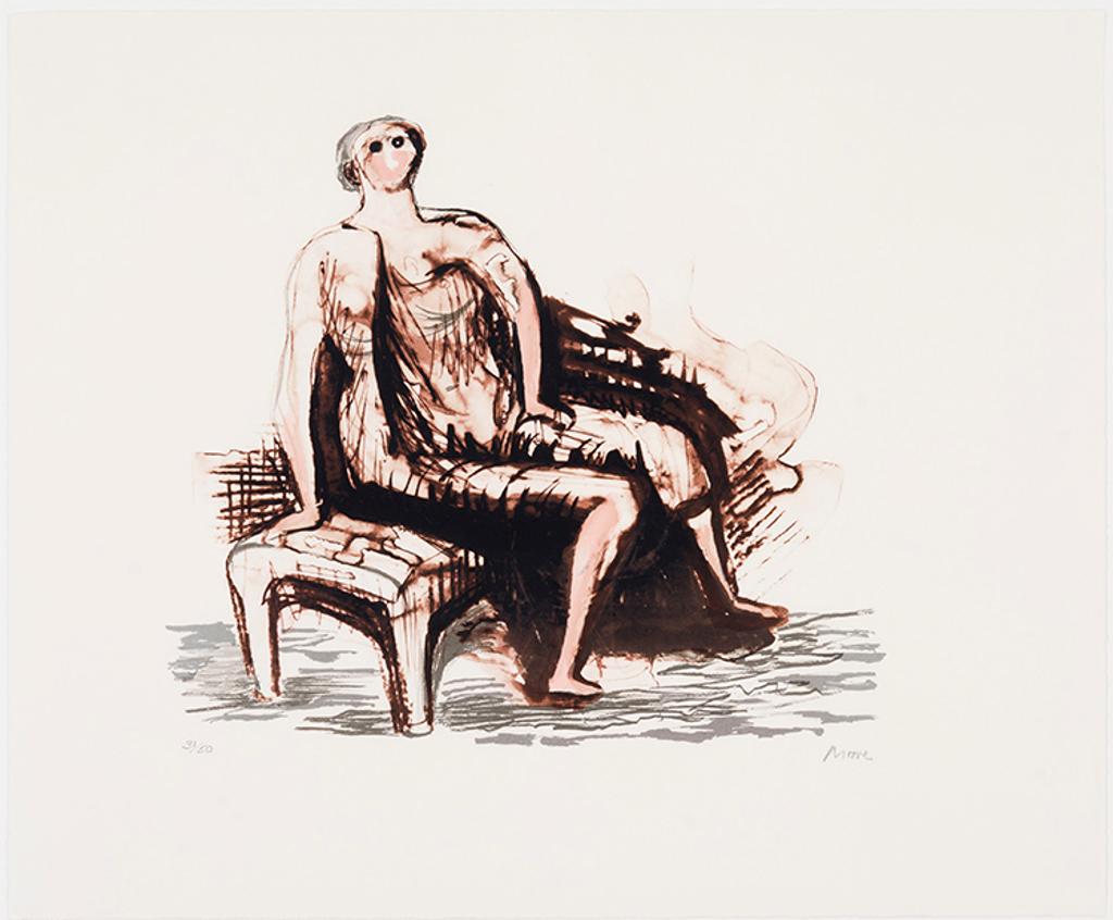 Henry Spencer Moore (1898-1986) - Seated Figure