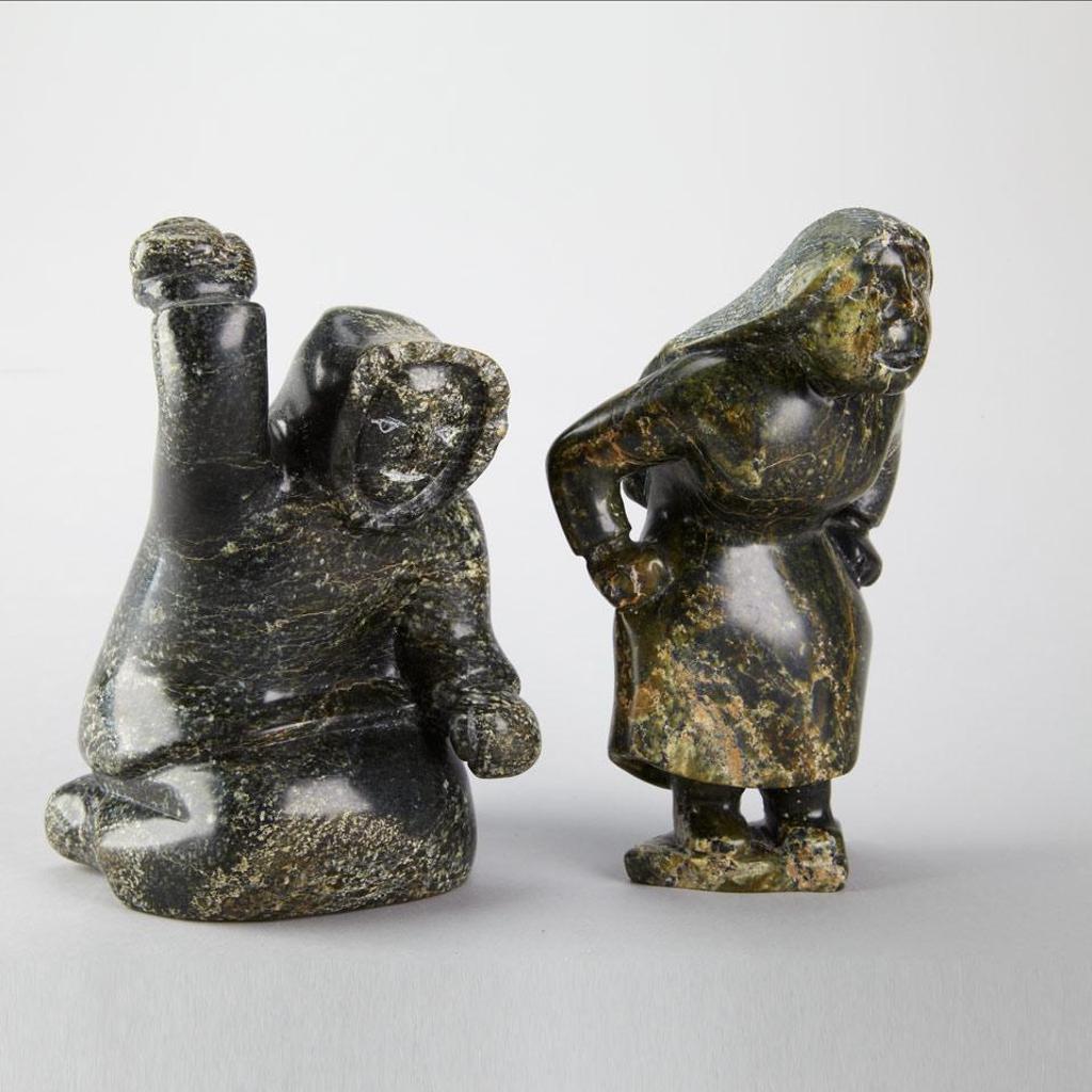 Oviloo Tunnillie (1949-2014) - Toonoo Dancing; Kneeling Woman