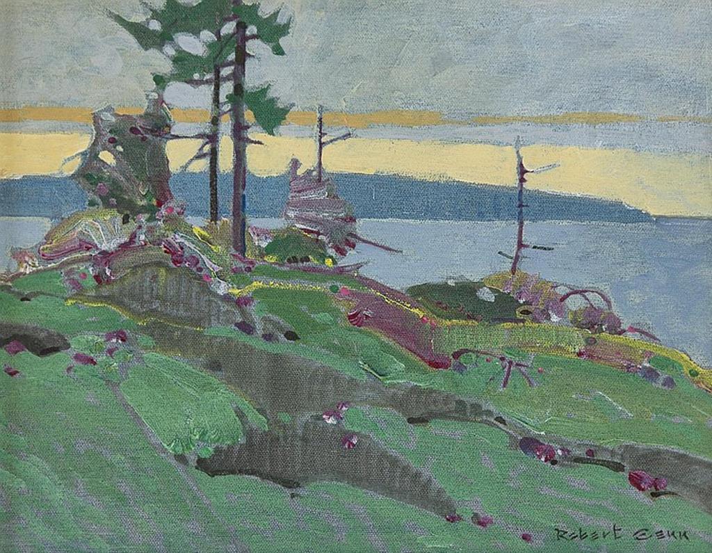 Robert Douglas Genn (1936-2014) - Edge Pattern with Green and Alizarin