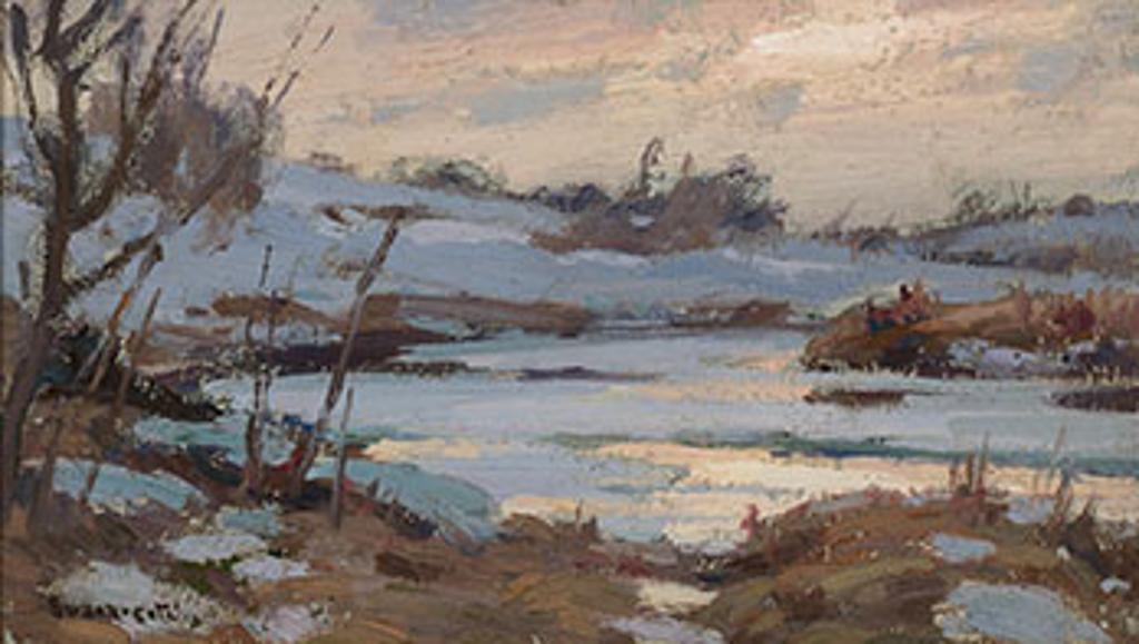 Marc-Aurèle de Foy Suzor-Coté (1869-1937) - Après la débacle, fin mars, Arthabaska