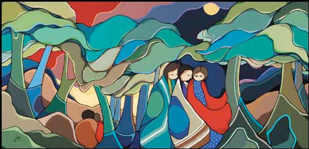 Daphne Odjig (1919-2016) - Awakening of Spring