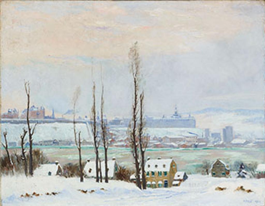 Robert Wakeham Pilot (1898-1967) - Quebec City from Lévis