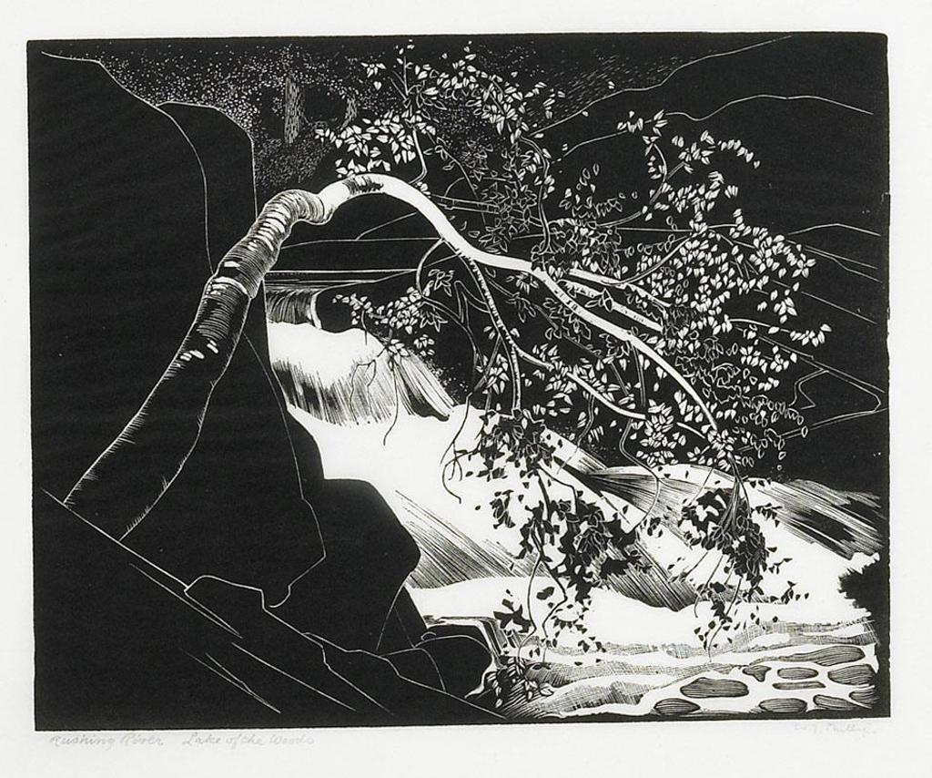 Walter Joseph (W.J.) Phillips (1884-1963) - Rushing River, Lake Of The Woods, 1931