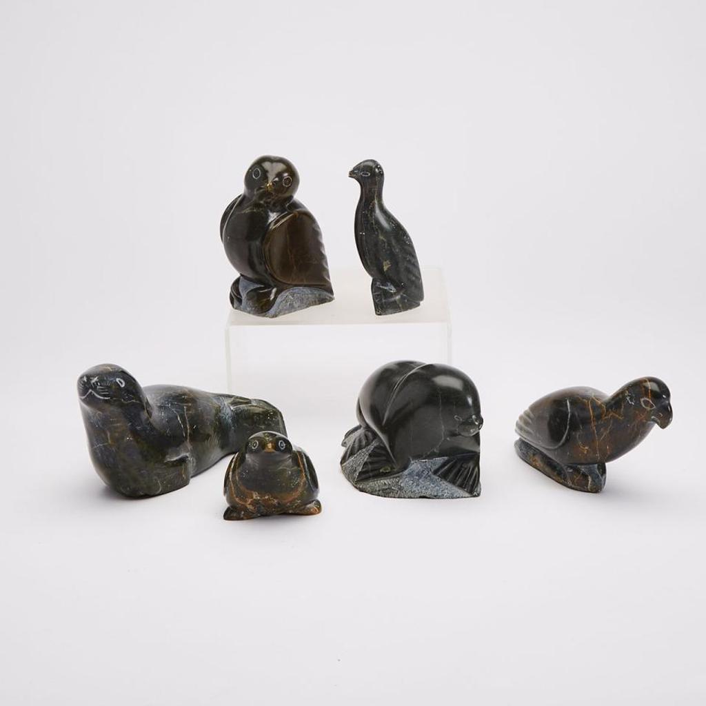 Noah Tukai (1925-1990) - Group Of Arctic Animals
