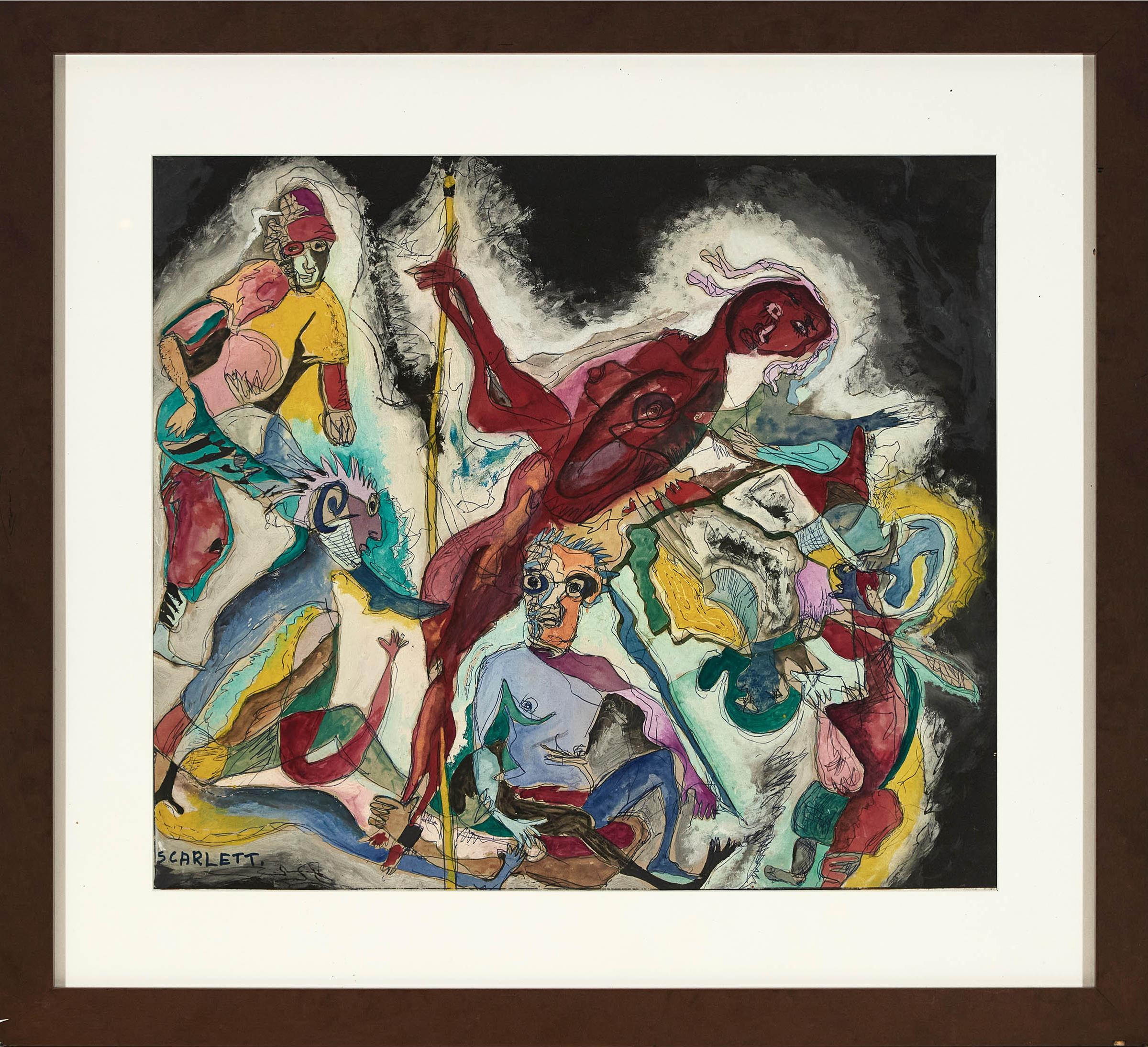Rolph Scarlett (1889-1984) - Untitled (Figures)