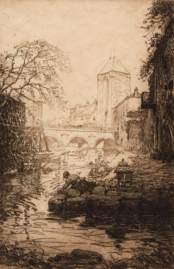 Clarence Alphonse Gagnon (1881-1942) - Porte de Bourgogne, Moret-sur-Loing