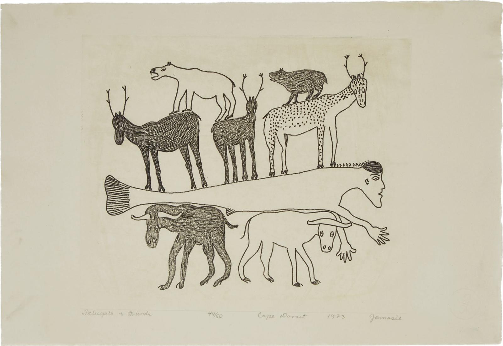 Jamasie Teevee (1910-1985) - Taleeyalo And Friends