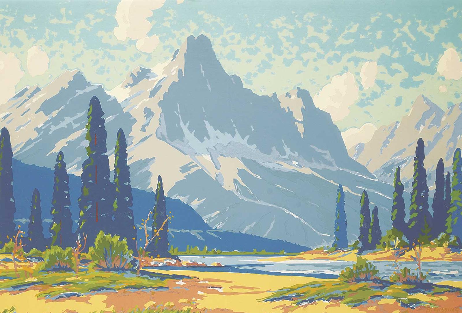 Roland Gissing (1895-1967) - Untitled - Towards the Mountains