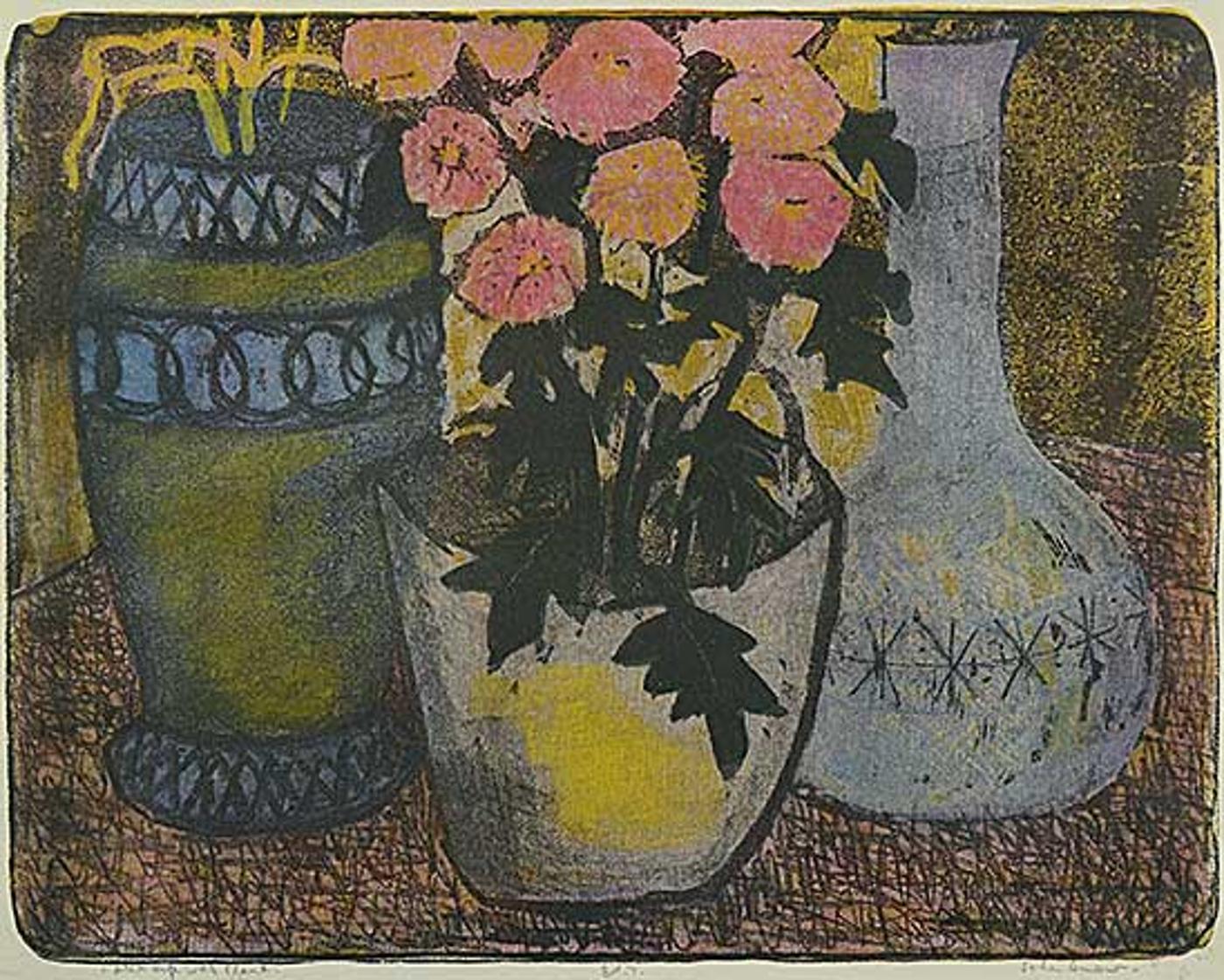 John Harold Thomas Snow (1911-2004) - Still Life with Plant #Ed. 7