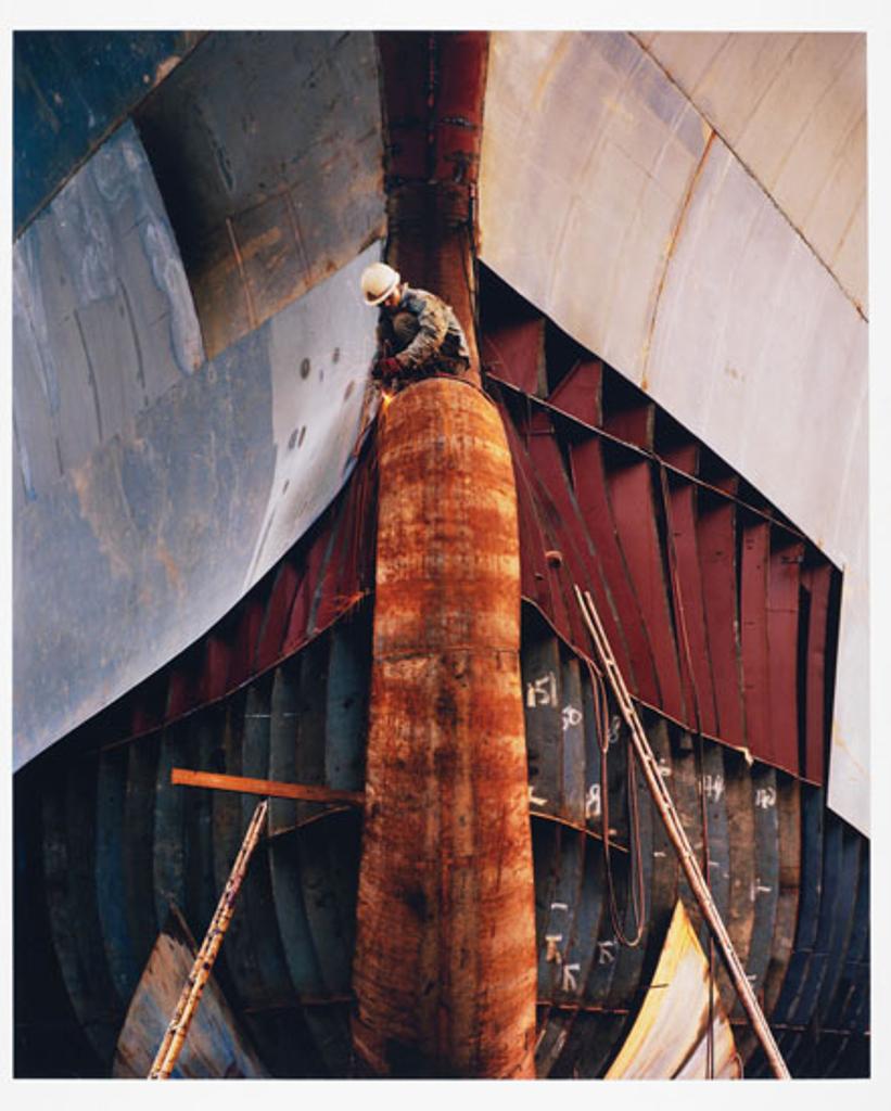 Edward Burtynsky (1955) - Shipyard #18, Qili Port, Zhejiang Province, China