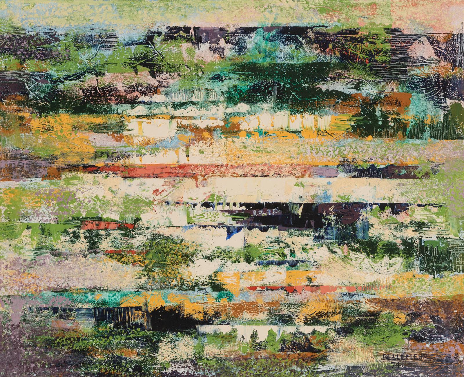 Léon Bellefleur (1910-2007) - S/Richelieu, 1974