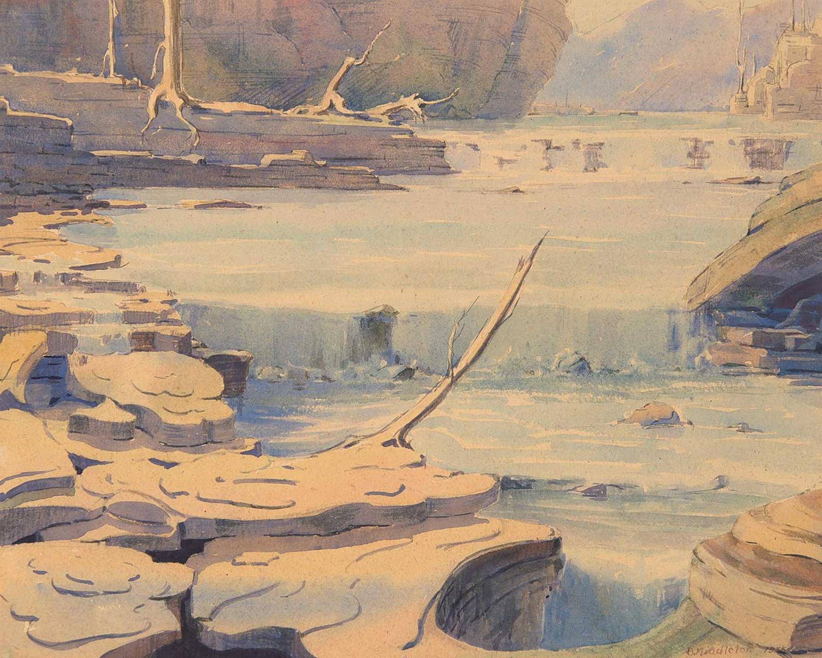 Bernard Middleton (1909-1996) - Untitled - The Falls