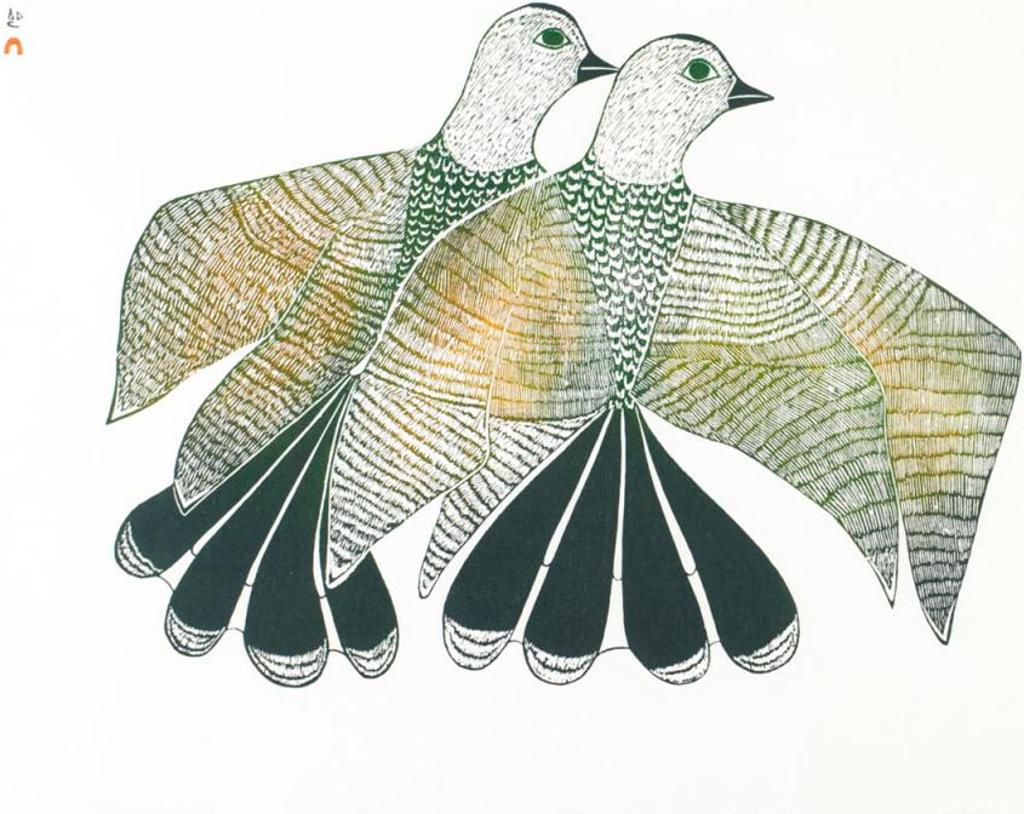 Pitaloosie Saila (1942-2021) - Ptarmigan In The Fall