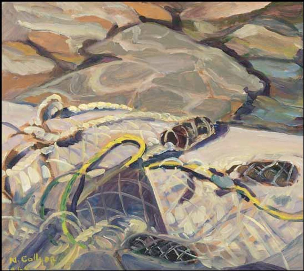 Nora Frances Elisabeth Collyer (1898-1979) - By the Seashore / Harbour Scene (verso)