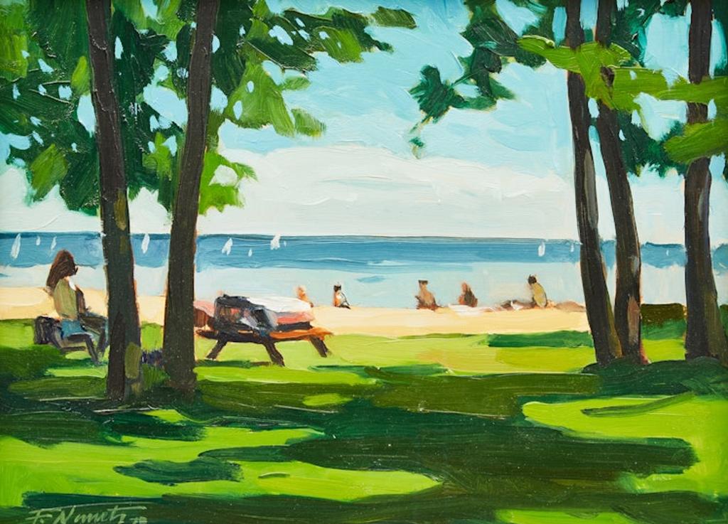 Frank Nemeth (1919-2000) - L’été sur la plage, Beaconsfield (July on the Beach)
