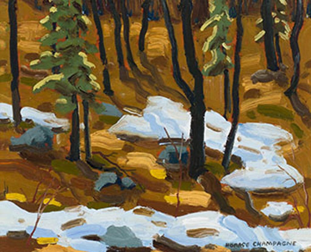 Horace Champagne (1937) - Early April, Gatineau Park, Quebec