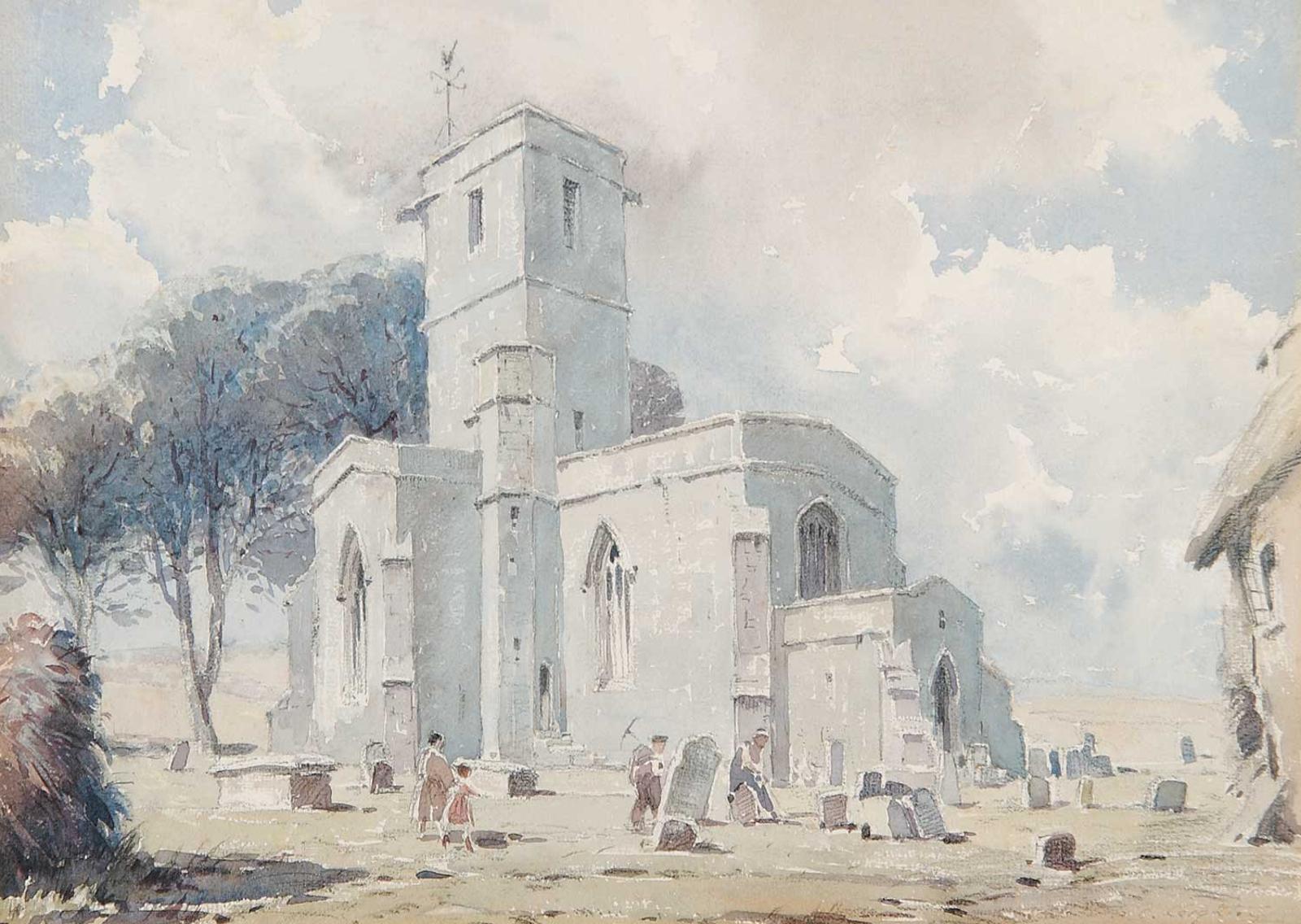 Alfred Crocker Leighton (1901-1965) - Puddinghoe, Sussex