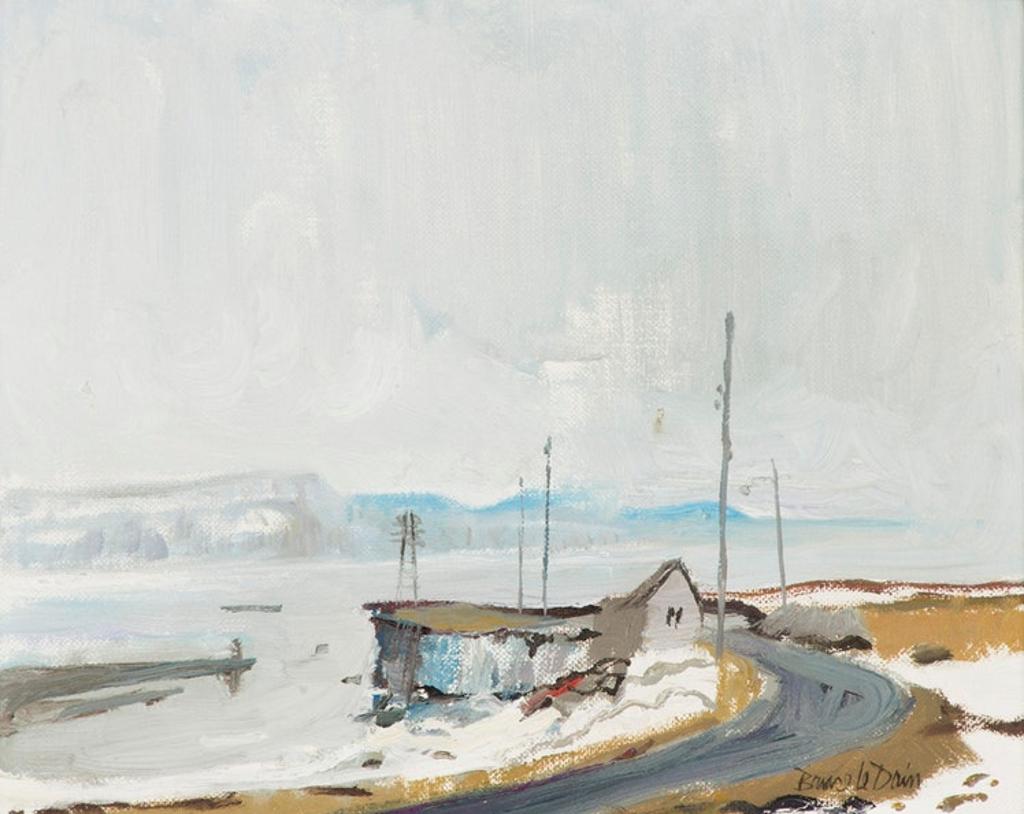 Bruce Le Dain (1928-2000) - Untitled Riverscape - Charlevoix