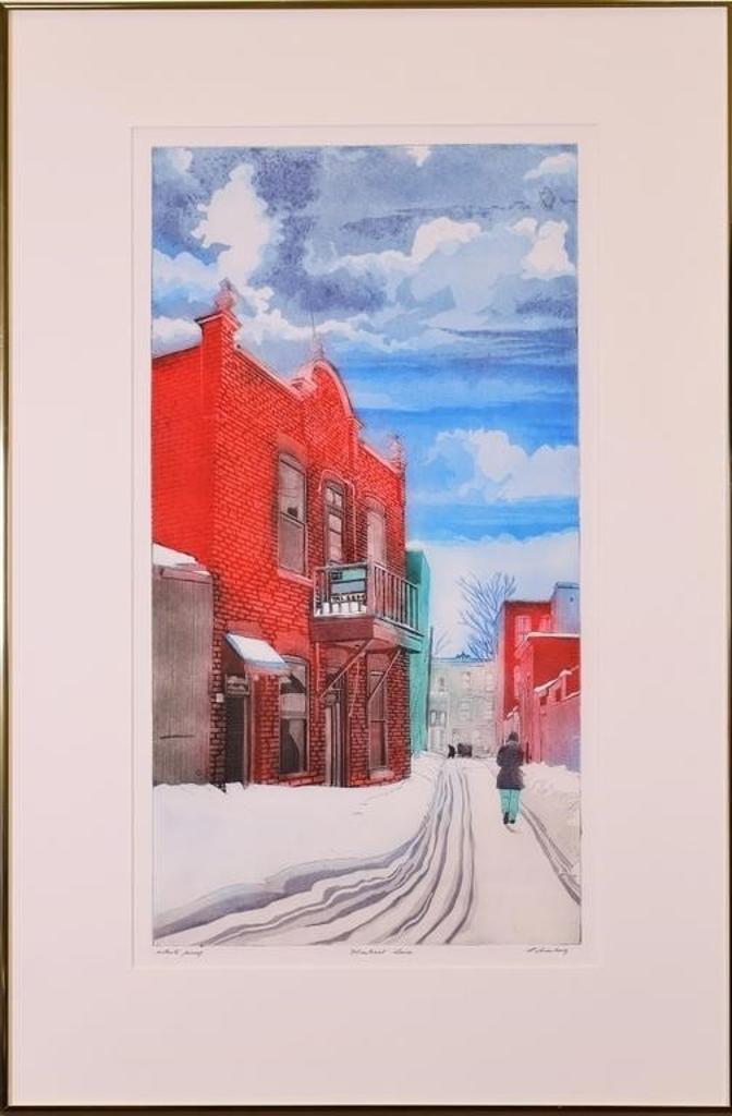 David Silverberg (1936) - Montreal Lane; ed. artists proof