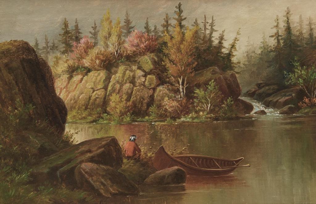 Frederick Arthur Verner (1836-1928) - The Rest, Muskoka River