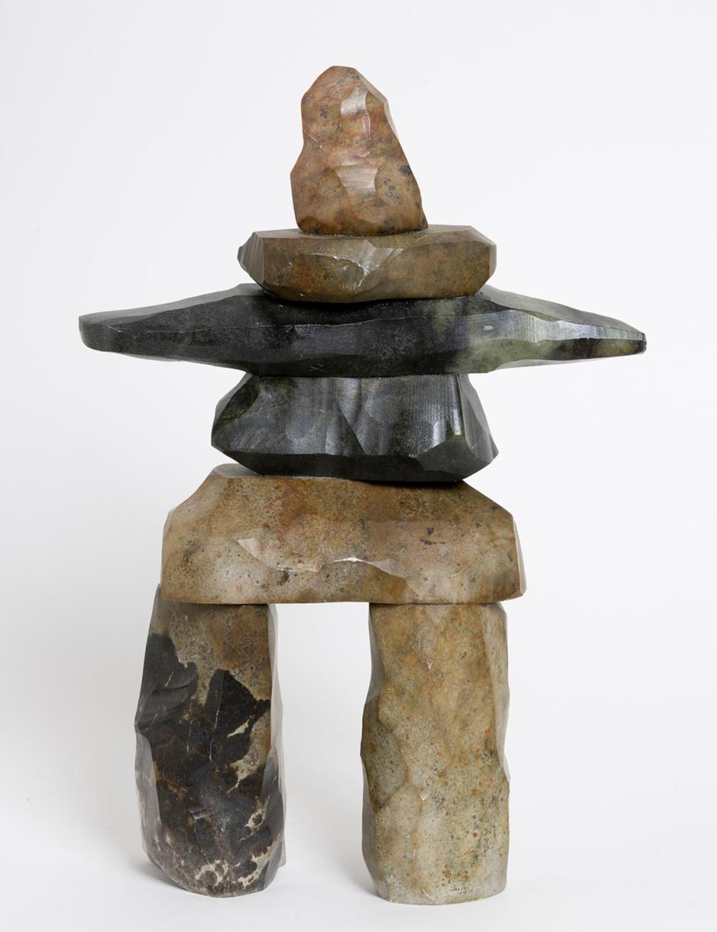 Clivelon Totan (1981-2018) - Large Inukshuk with Dark Centre