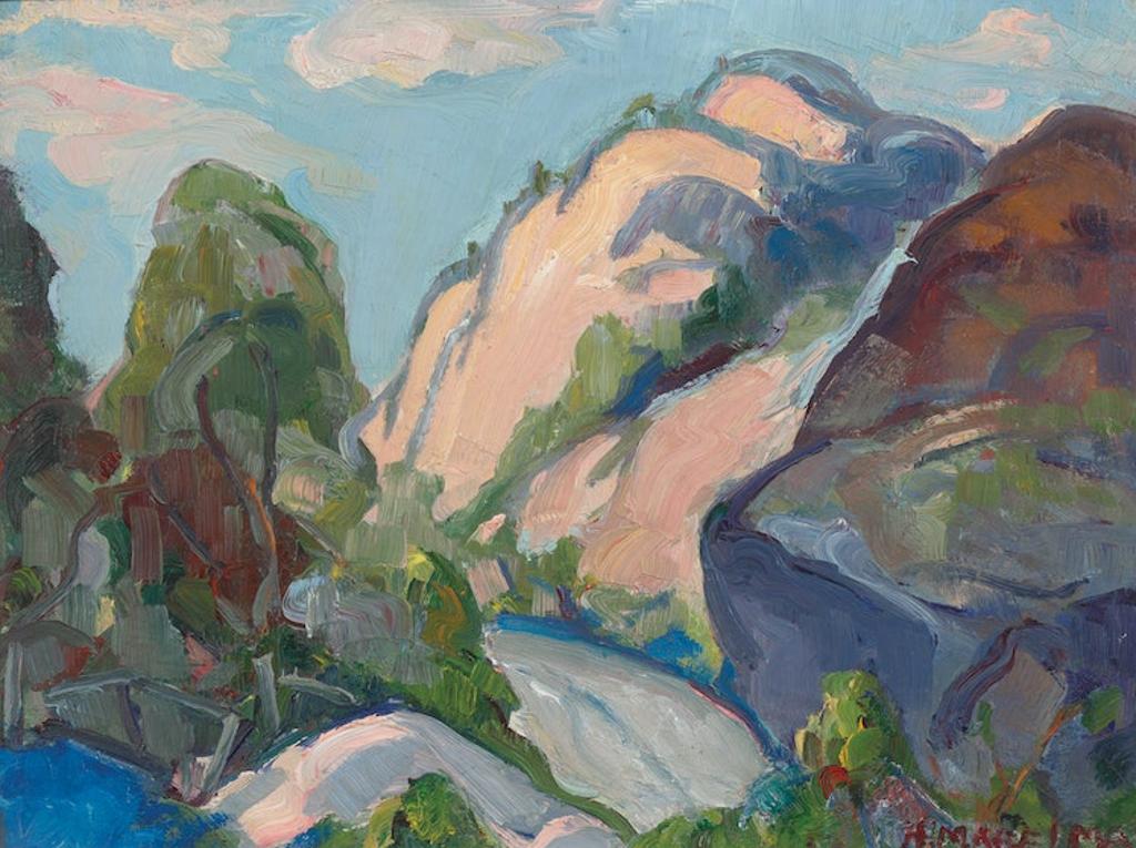 Henrietta Mabel May (1877-1971) - On the Way to Horseshoe Bay (Mountain Landscape)