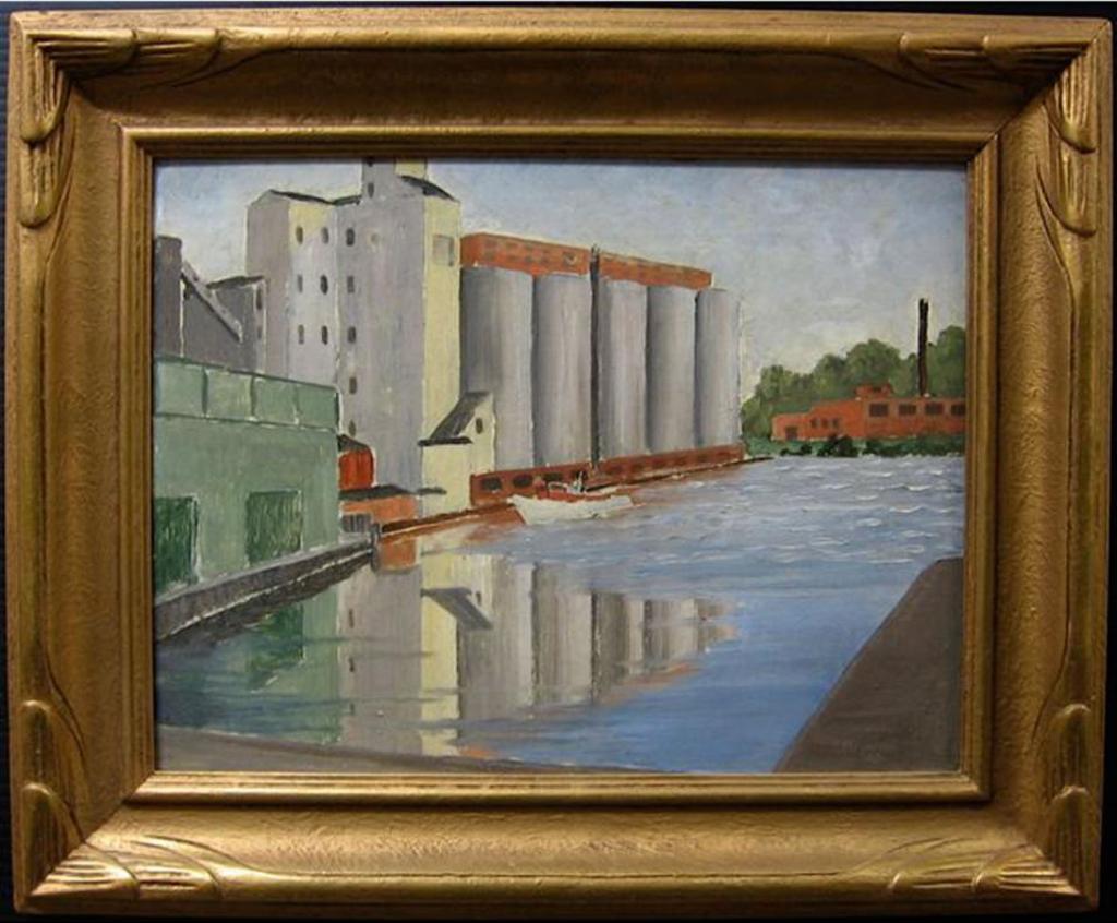 C.S. Browne - Grainaries At Midland, Ont.