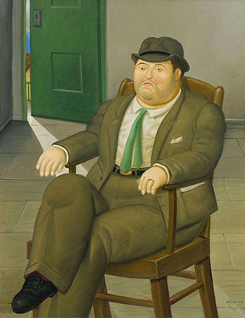 Fernando Botero (1932-2023) - Seated Man