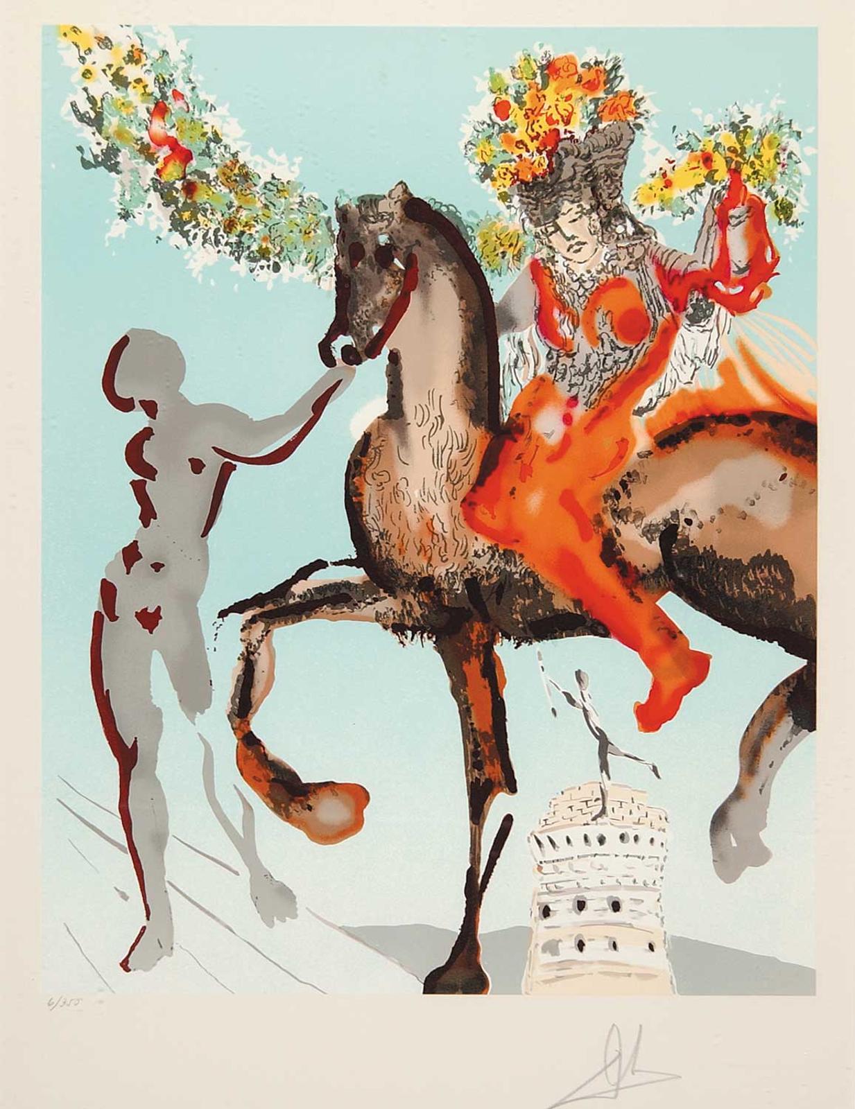 Salvador Dalí (1904-1989) - Woman Leading Horse #6/350
