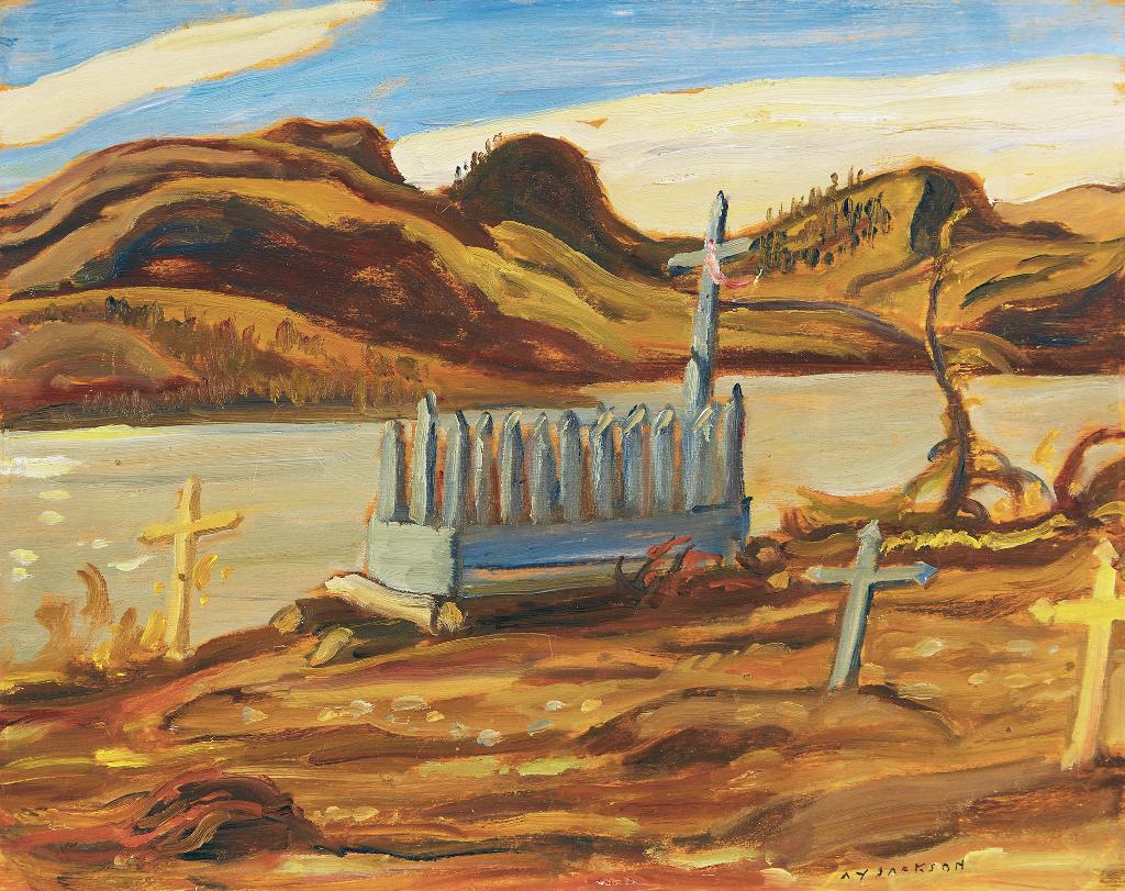 Alexander Young (A. Y.) Jackson (1882-1974) - Indian Graves, Echo Bay