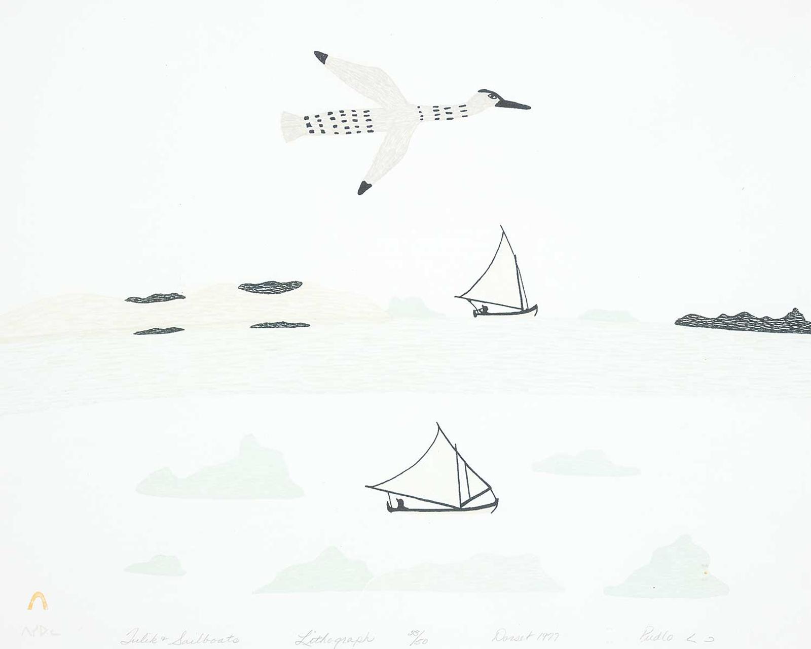 Pudlat (1923) - Tulik and Sailboats #23/50