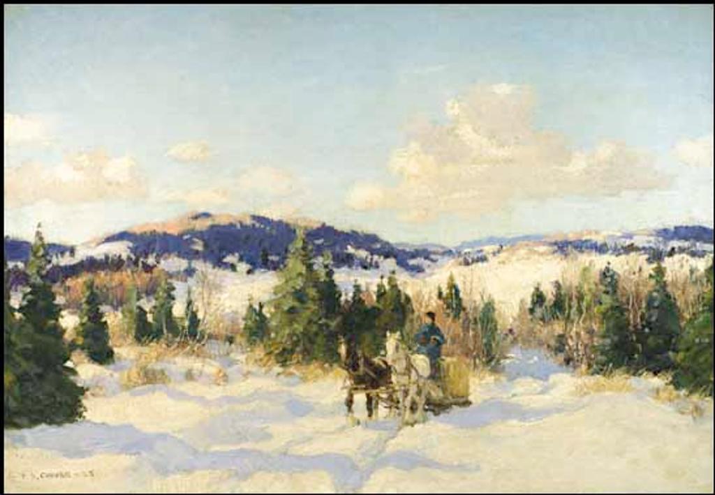 Frederick Simpson Coburn (1871-1960) - Logging Team Heading Home