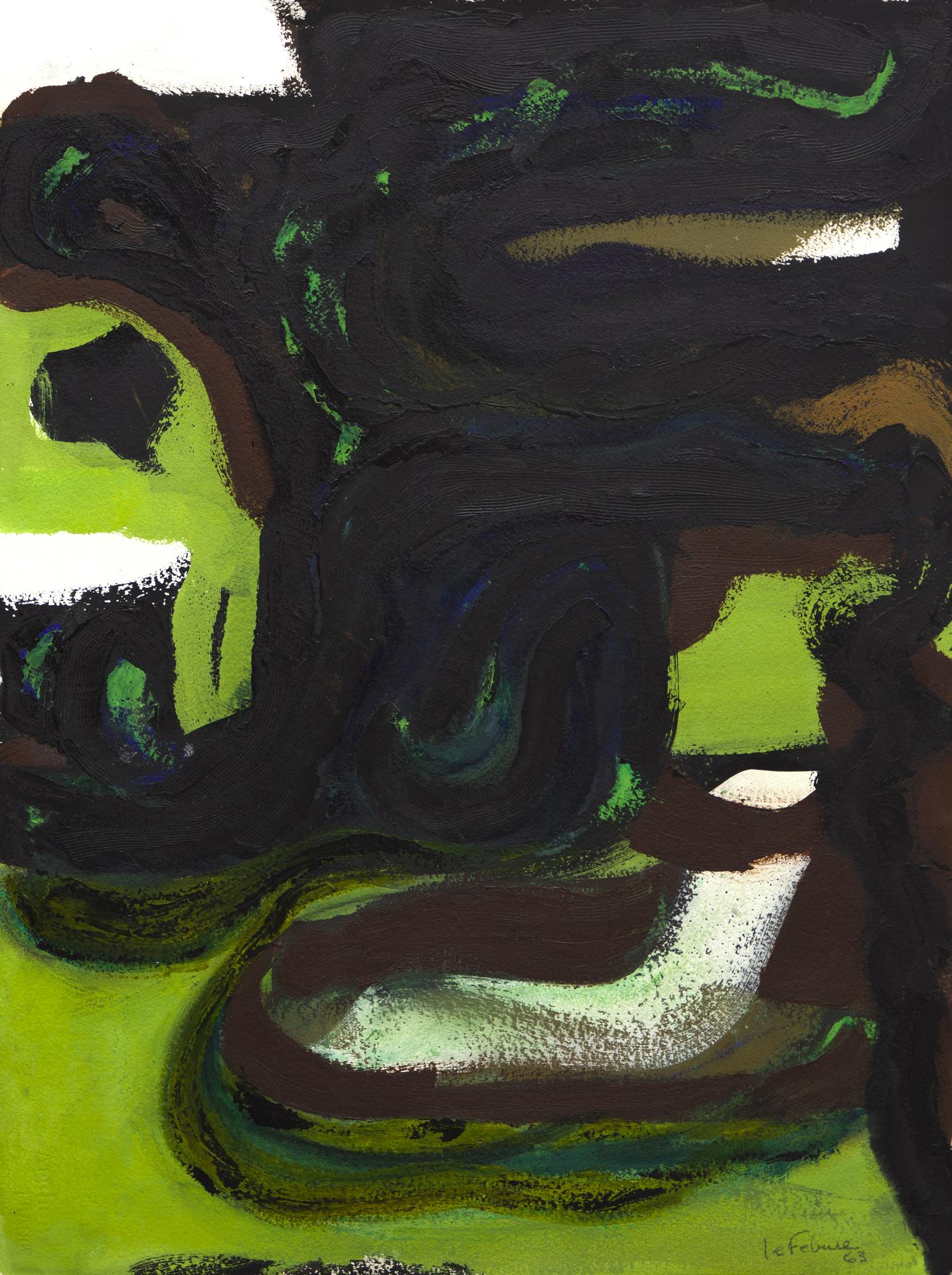 Jean Lefébure (1930-2013) - Sans titre / Untitled, 1963