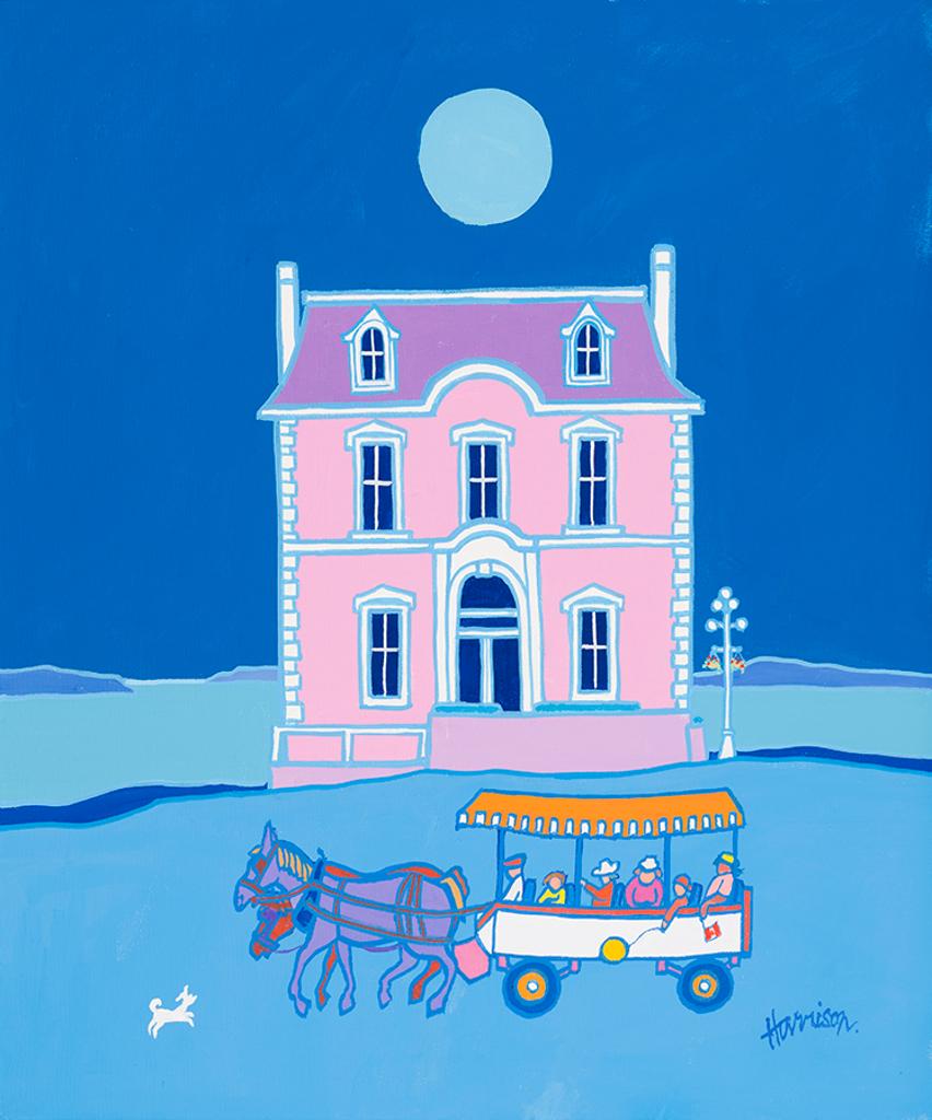 Ted Harrison (1926-2015) - Down Wharf St.