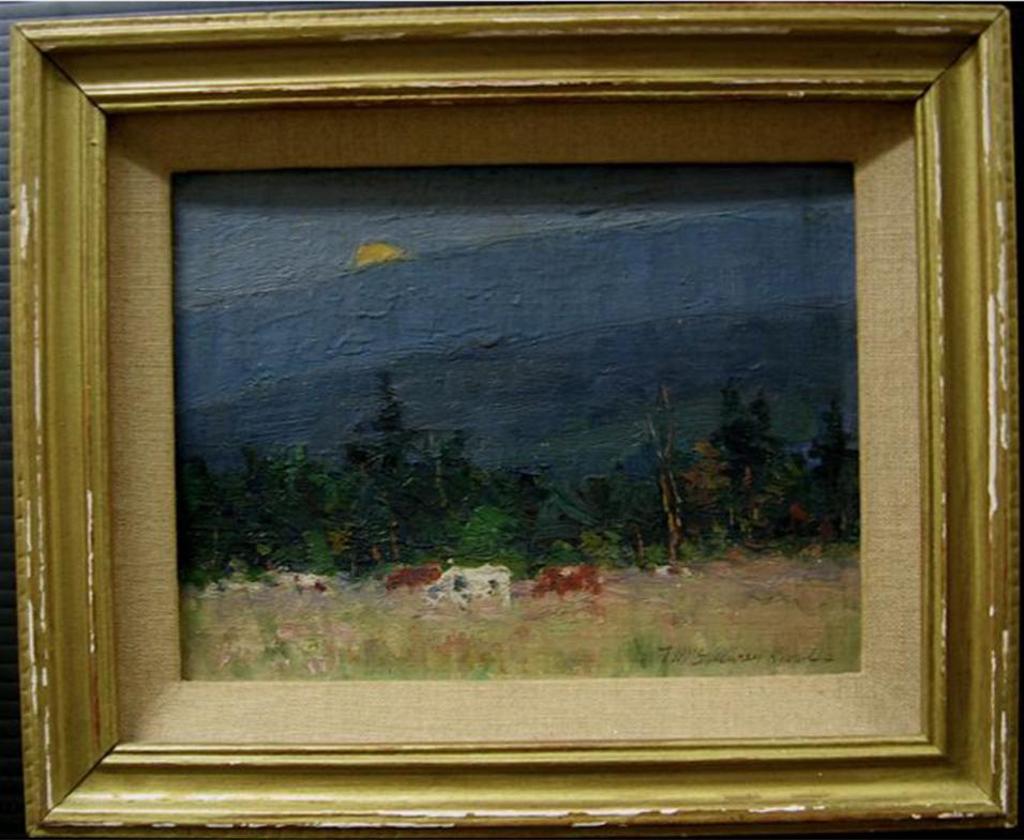 Farquhar Mcgillivray Strachan Stewart Knowles (1859-1932) - Cattle Grazing In Evening