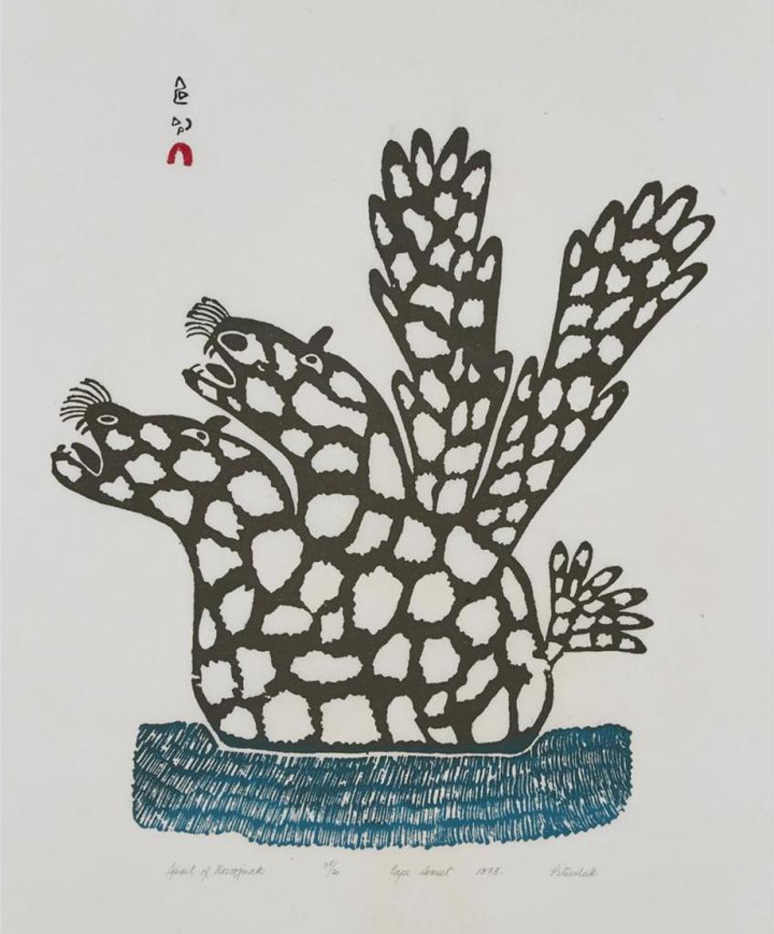 Pitseolak Ashoona (1904-1983) - Spirit Of Noovoojuak