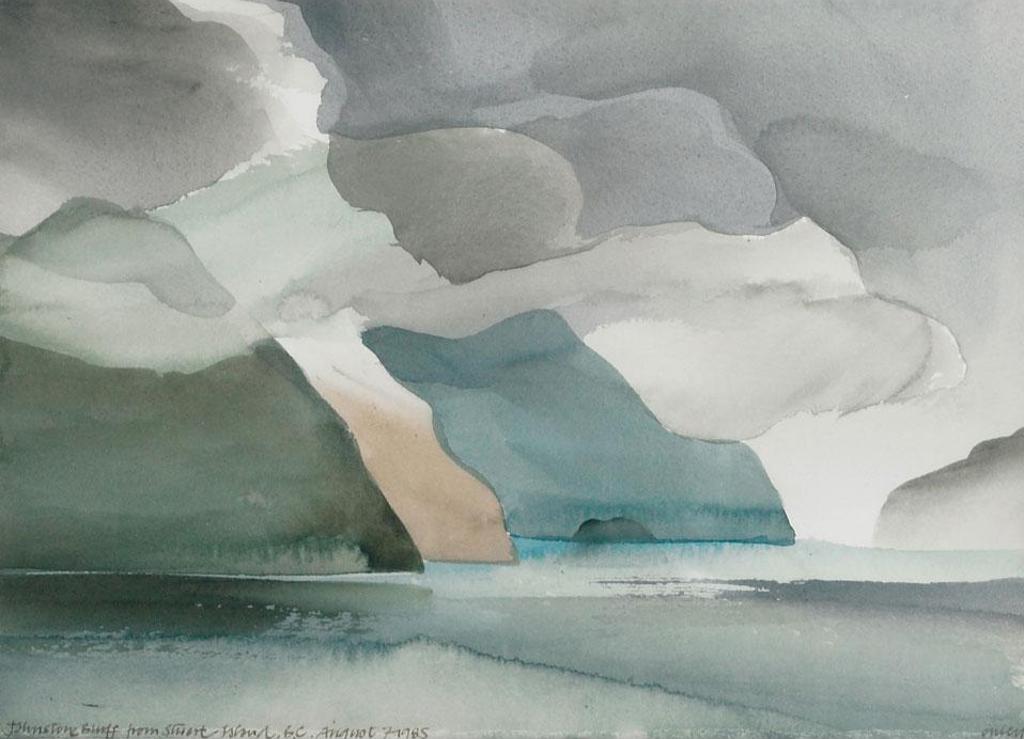 Toni (Norman) Onley (1928-2004) - Johnstone Bluff From Stuart Island, B.C.