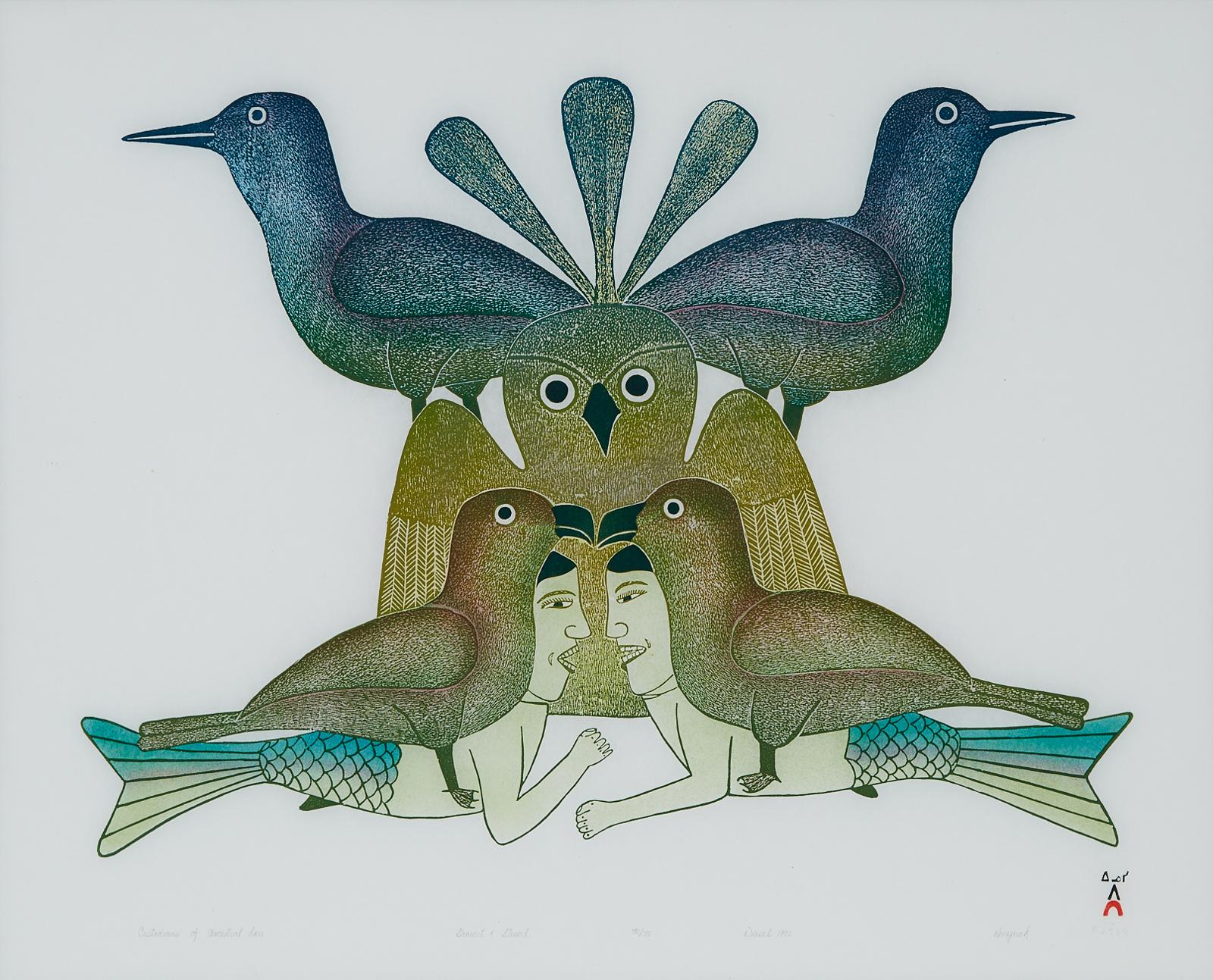 Kenojuak Ashevak (1927-2013) - Custodians Of Ancestral Lore