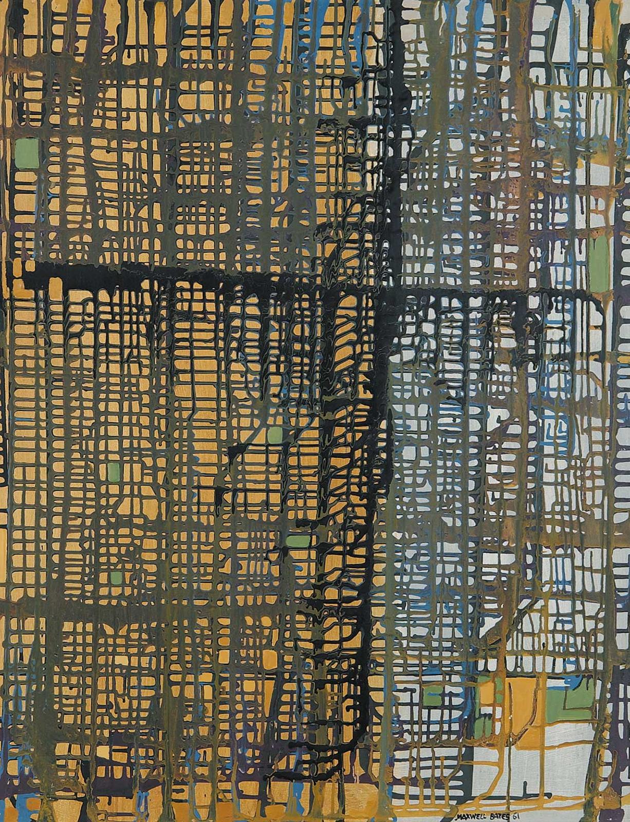 Maxwell Bennett Bates (1906-1980) - Untitled - City at Night