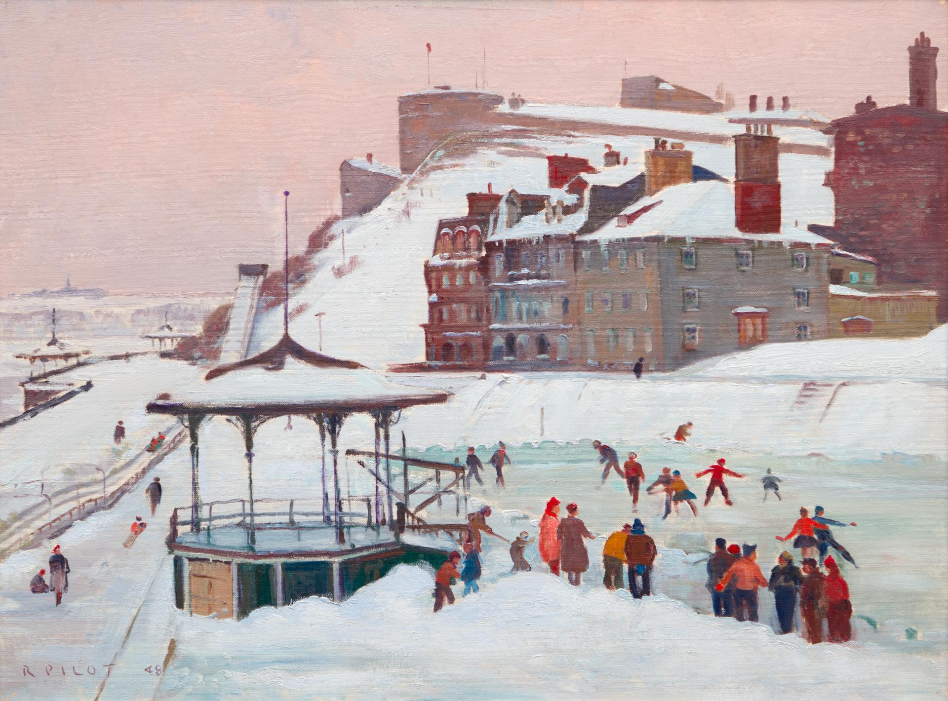 Robert Wakeham Pilot (1898-1967) - The Skating Rink, Dufferin Terrace, 1948