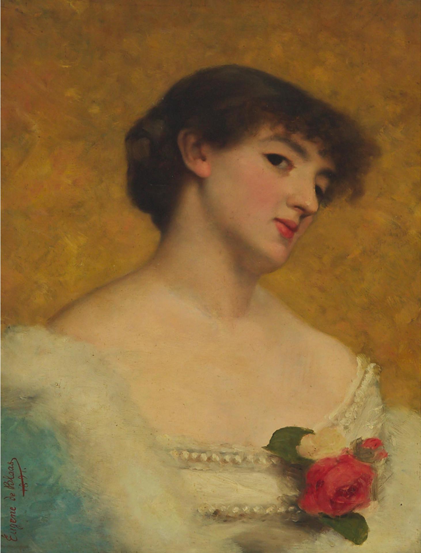 Eugene de Blaas (1843) - Coquette, 1891