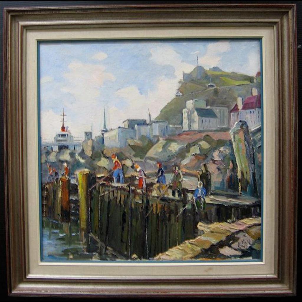 Maurice Lebon (1916-1998) - Pecheurs D’Eperlans (Smelt Fishermen)