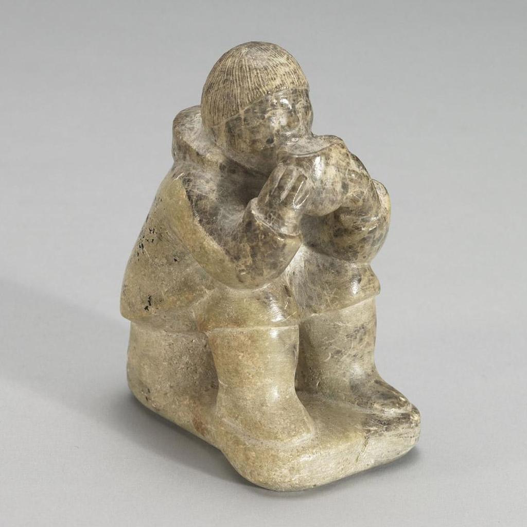 Simonee Aupaluktaq (1906) - Boy Drinking From Cup