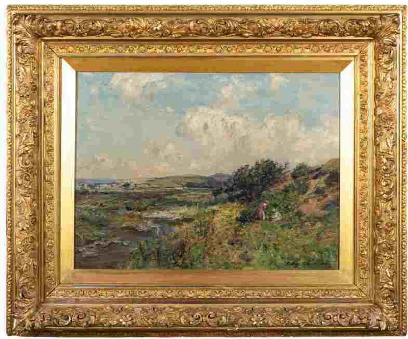 John Henderson (1860-1924) - Harvest Time in Ayrshire
