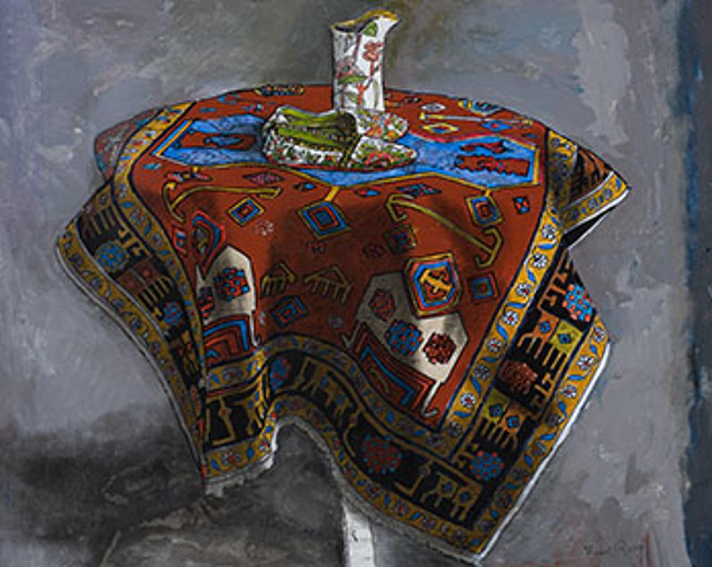 Frederick Joseph (Fred) Ross (1927-2014) - Still Life with Pitcher and Slippers