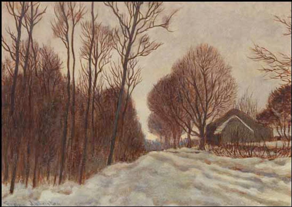 Frank (Franz) Hans Johnston (1888-1949) - December Sundown